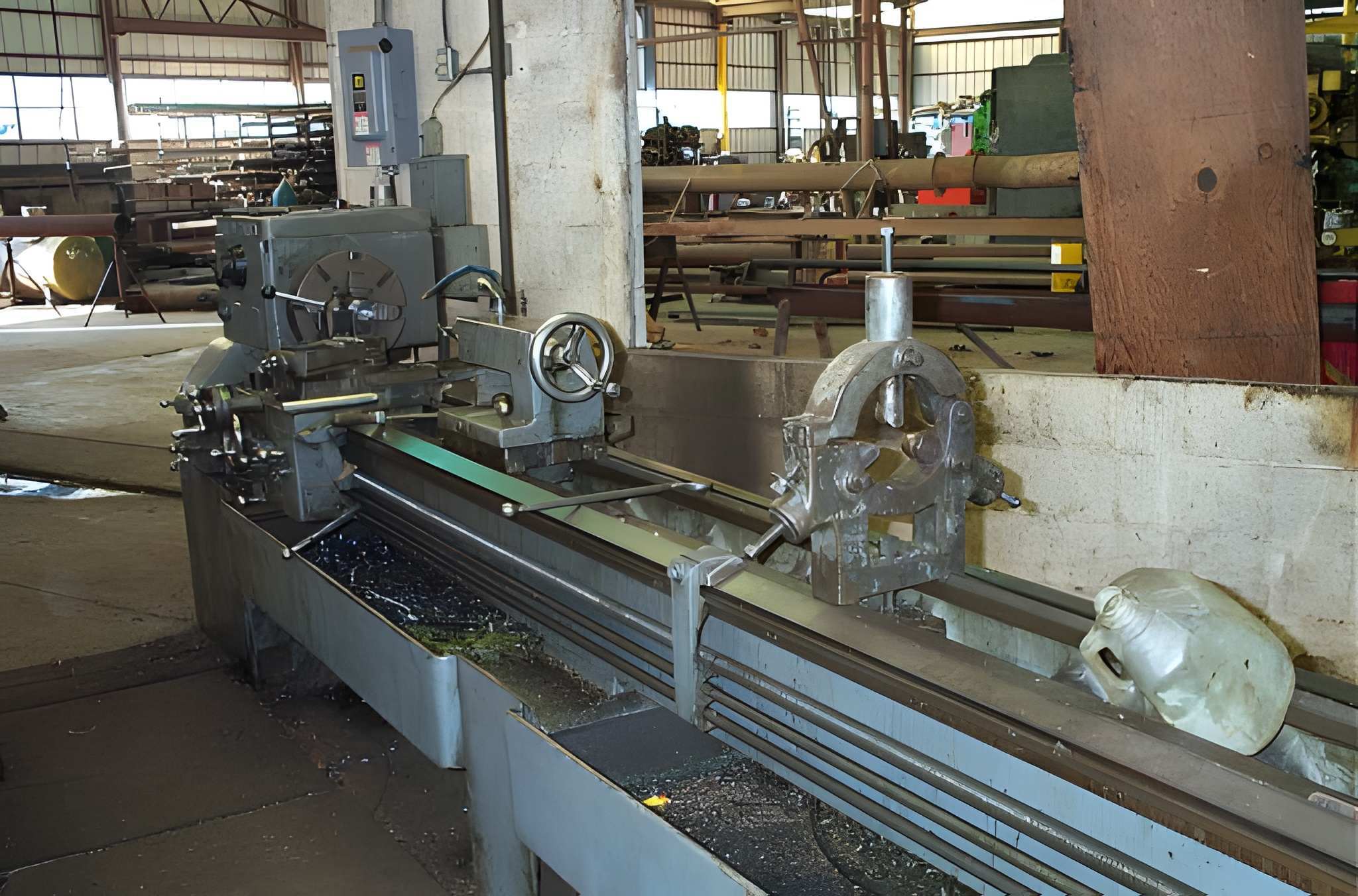 H. Brown, Inc. Machine Shop manual horizontal lathe.