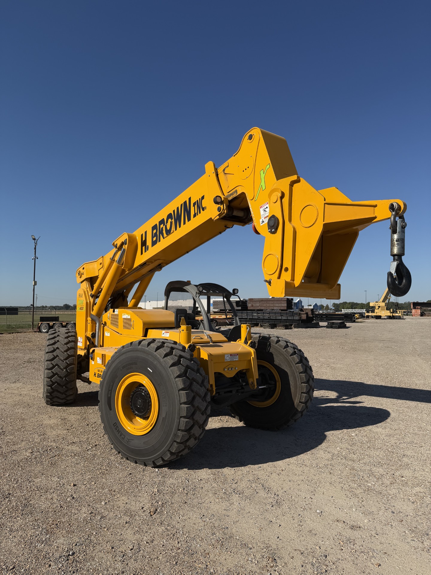 H. Brown, Inc. xtreme telehandler rentals 40k mulehead, Eunice, Louisiana
